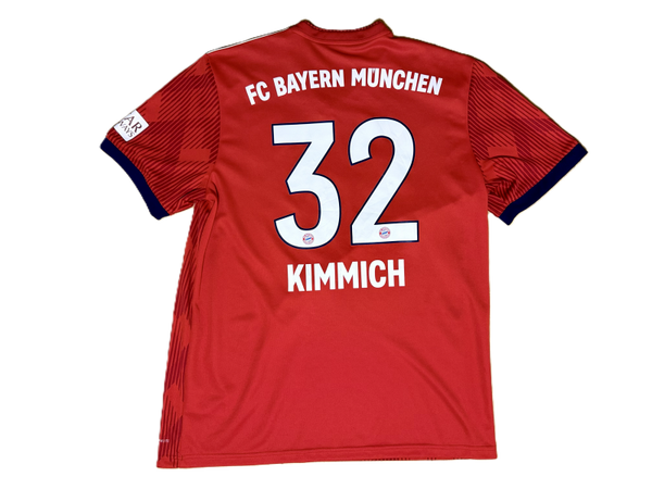 Bayern Munich Home Shirt 2018/19 – Kimmich #32 – Adidas – Size L