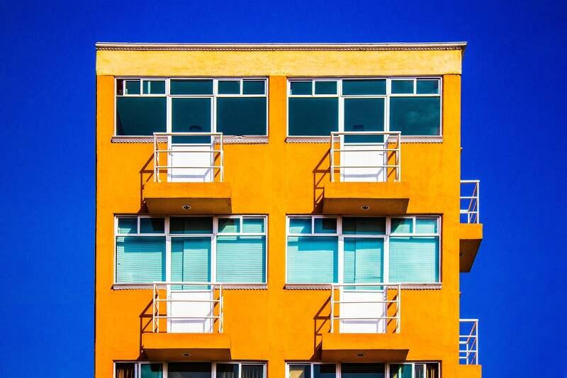Les façades du bâtiment