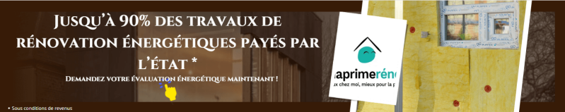 Jusuq'à 90% des dépenses éligibles de vos travaux de rénovation énergétiques pris en charge par l'Etat, contactez-nous pour obtenir une évaluation de la performance énergétique de votre logement, avant et après travaux, gratuitement.