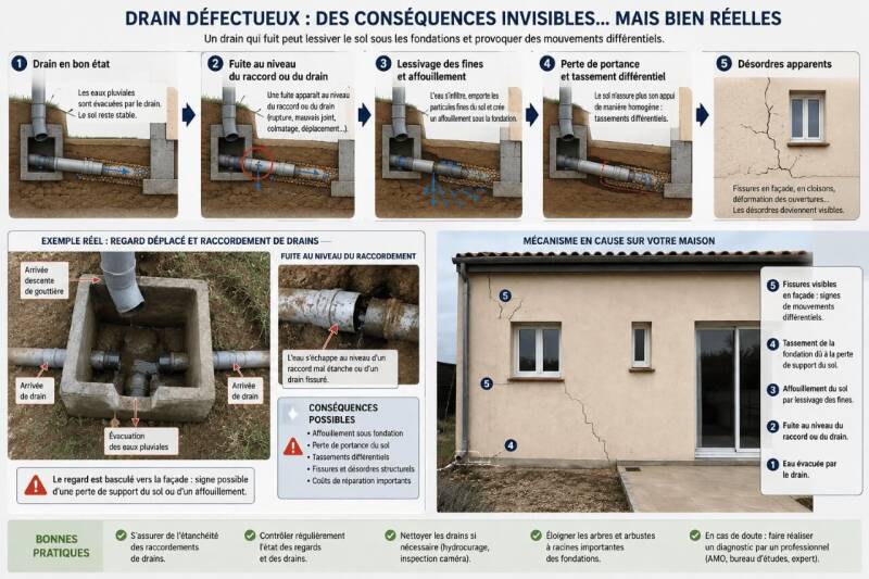 problème du drain