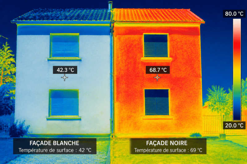 Une différence de température qui peut dépasser 30 °C