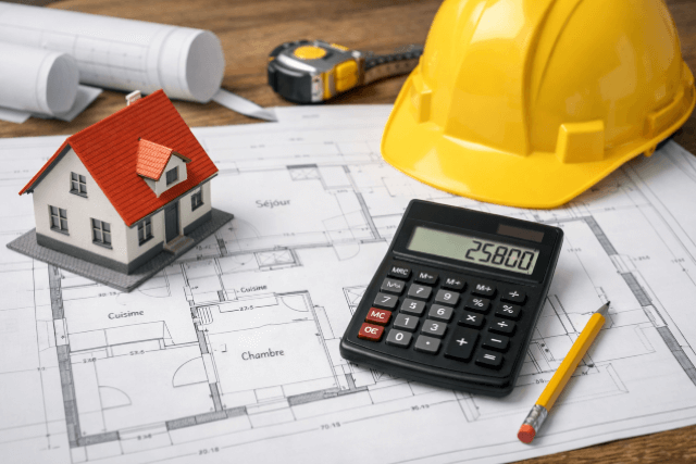 Estimez rapidement le coût global de vos travaux