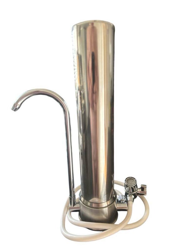 OM3 Rustfri Model 1. med aktivt kulblokfilter, kalkspalter og strukturering.