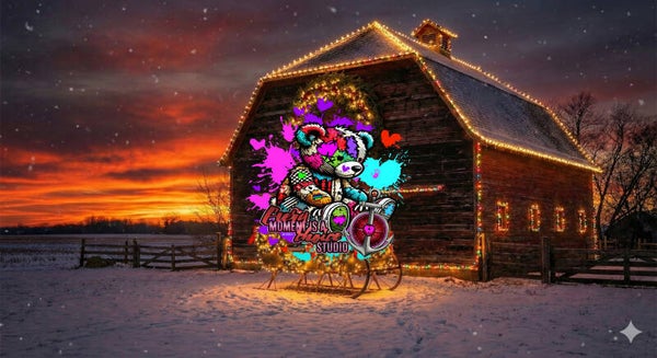 Christmas themed backdrops