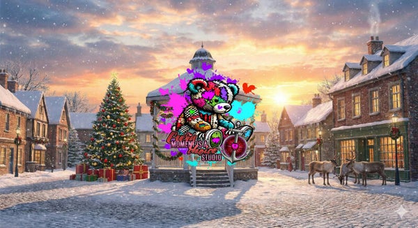 Christmas themed backdrops