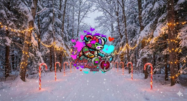 Christmas themed backdrops