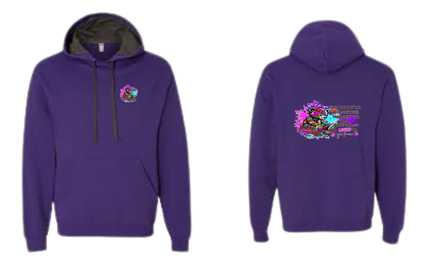 Purple Unisex SofSpun Hoodie