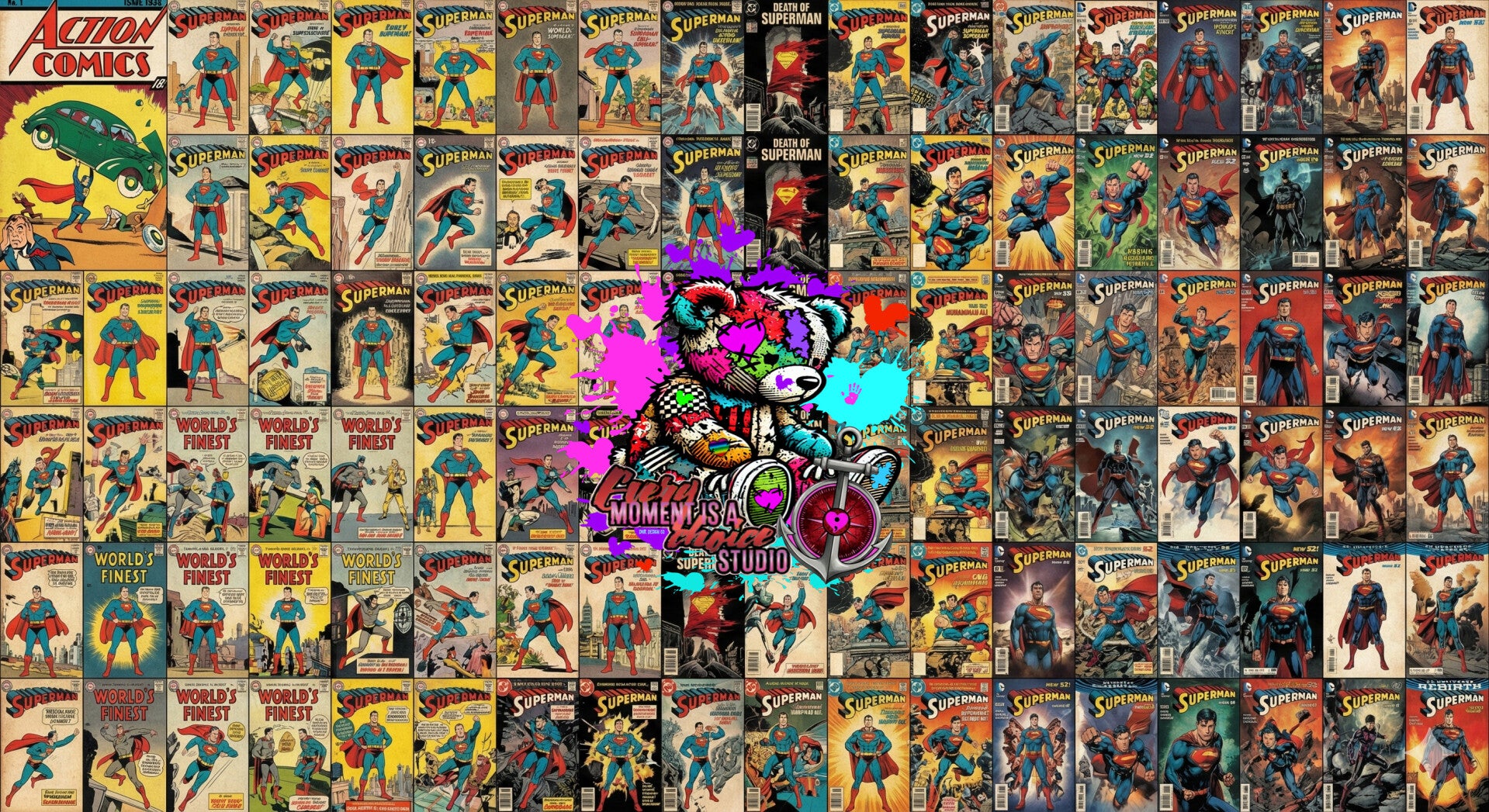 Digitally created backdrops