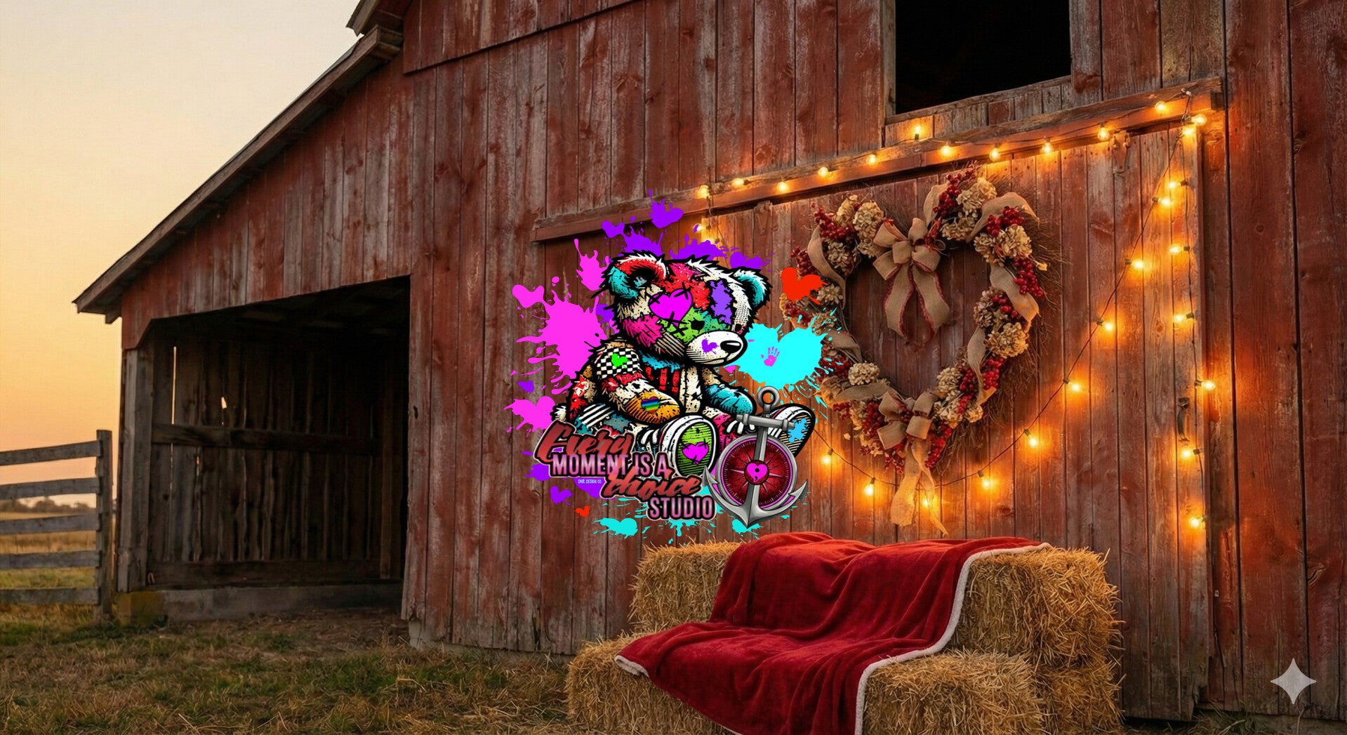 Digitally created backdrops