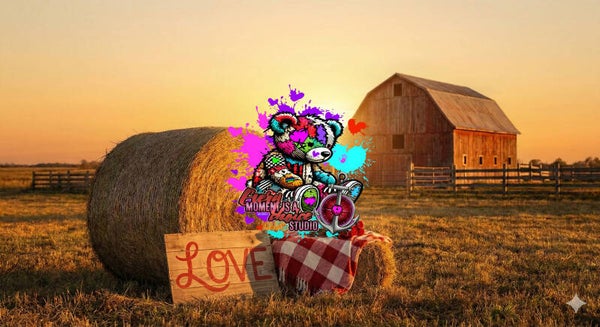 Digitally created backdrops