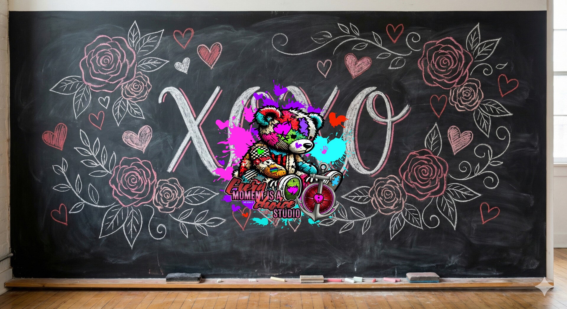 Digitally created backdrops