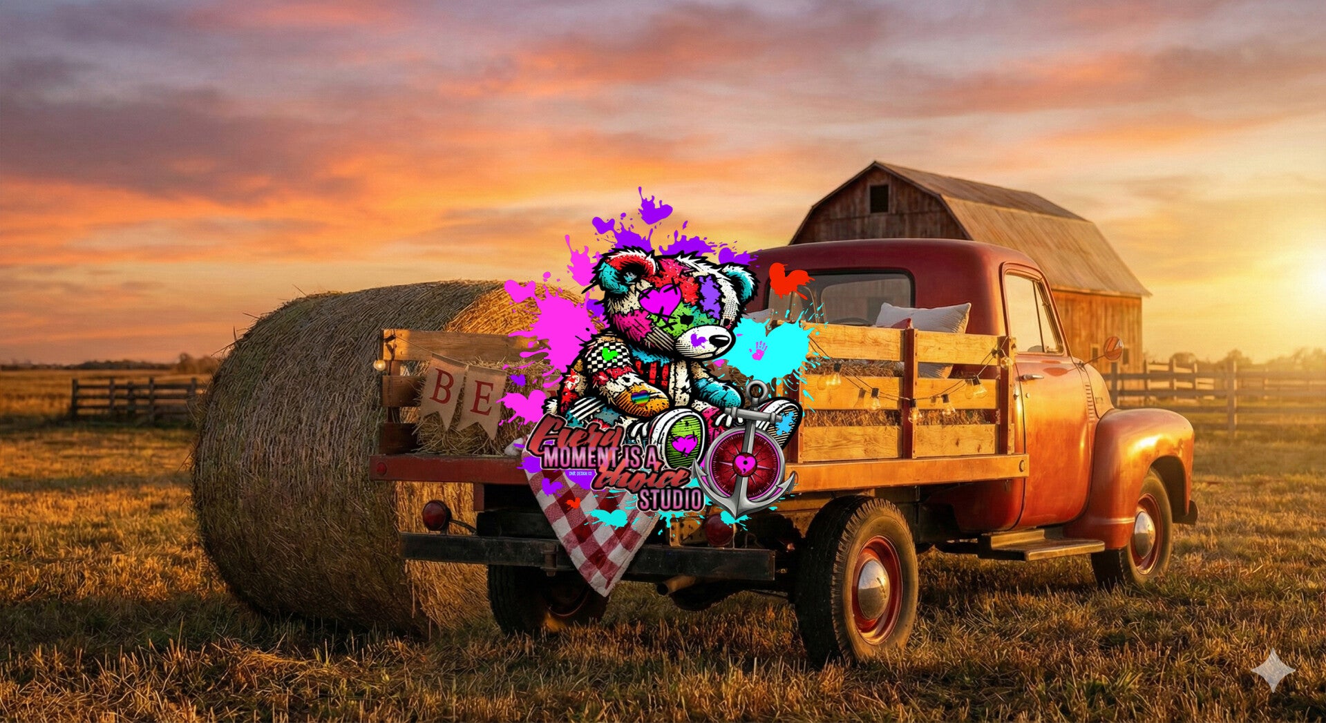 Digitally created backdrops