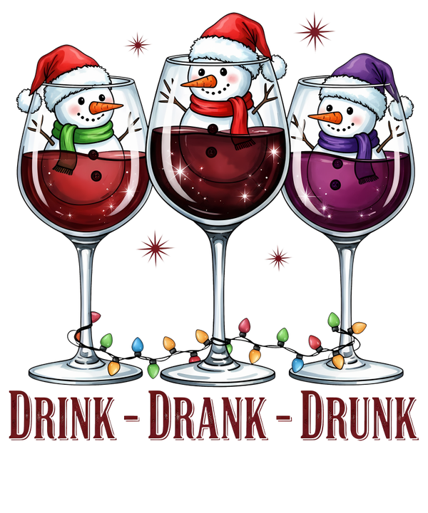 Planche DTF Verre drink