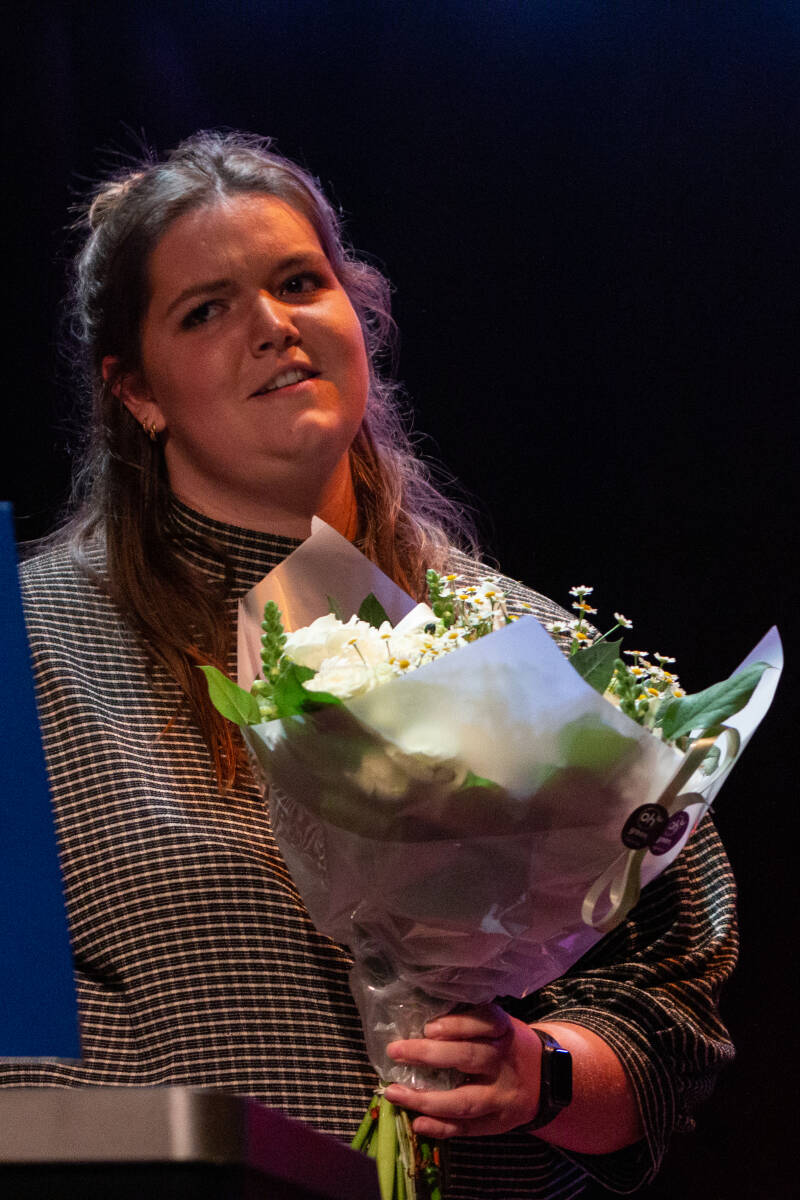 Jana Strybosch (Exit G&Fr) in de bloemen, veel succes!!!