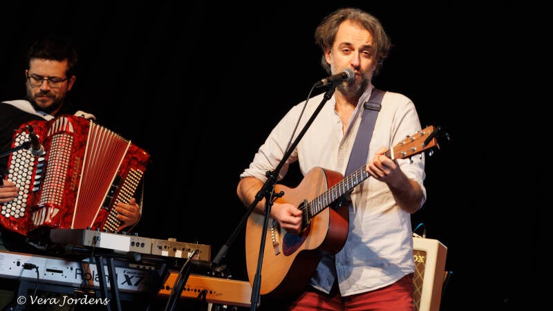 Lenny op gitaar en Wesp-André op accordeonndr