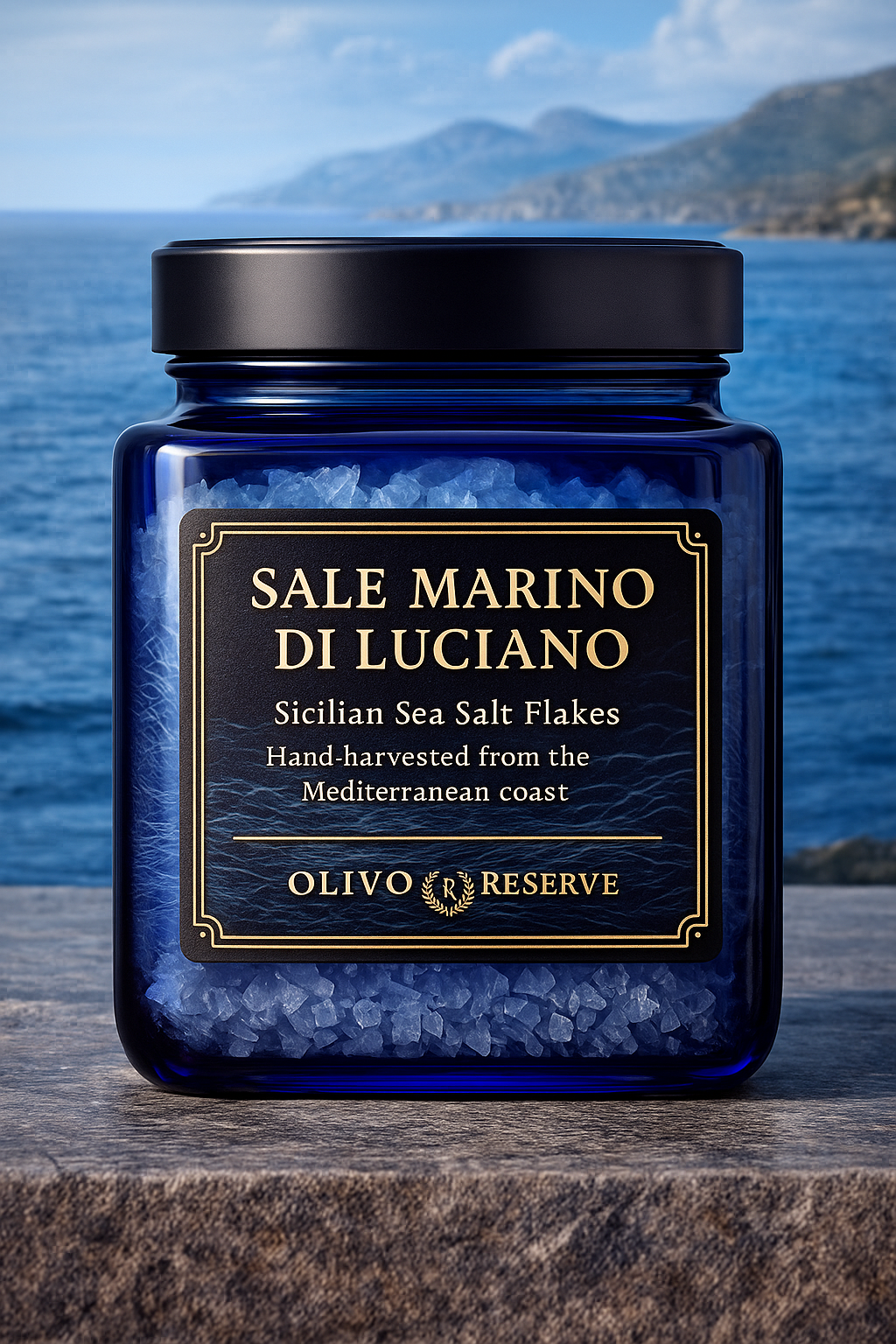 Sicilian sea salt flakes "sale marino di luciano"