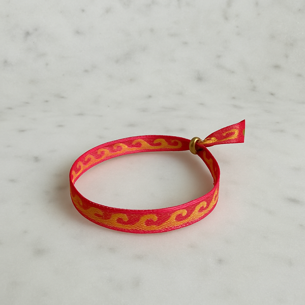 WAVES ~ PINK & ORANGE (set van 10)