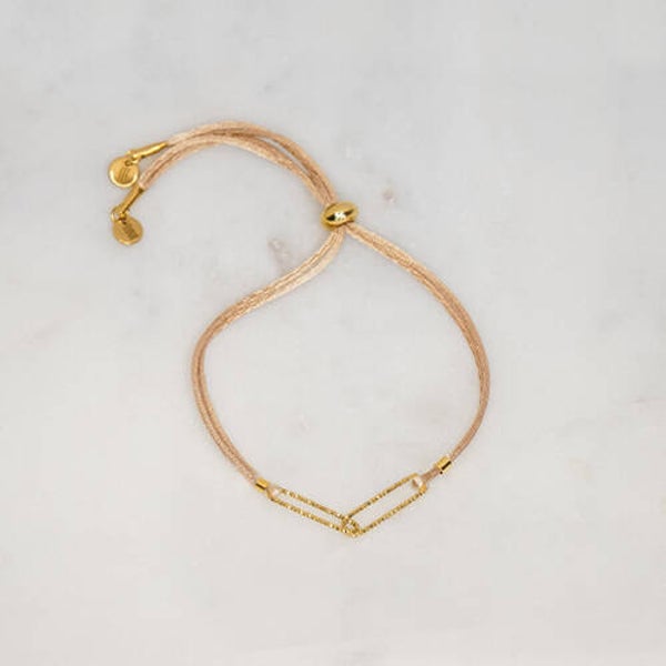 SATIN NUDE PRETTY PERFECT BRACELET
