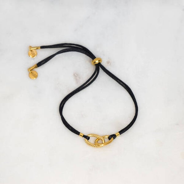 SATIN BLACK BE MINE BRACELET