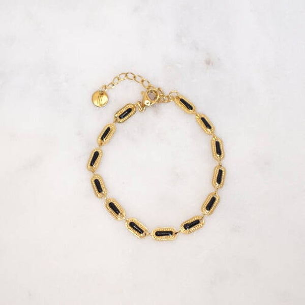 B2B BLACK DETAILED BRACELET