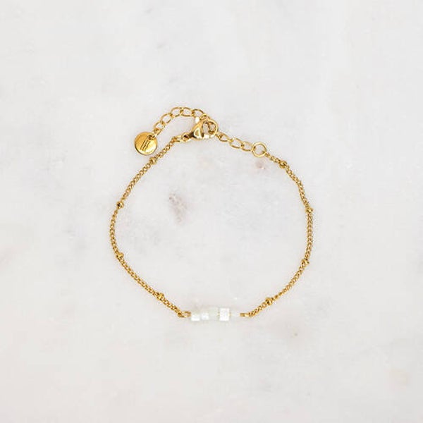 B2B BRACELET PEARLY BEADS LIGHT OCEAN