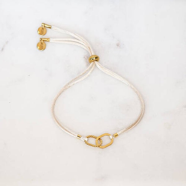 SATIN IVORY STAY FOREVER BRACELET