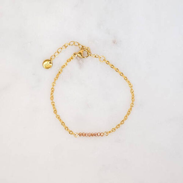 B2B SHINY NUDE BEADS BRACELET