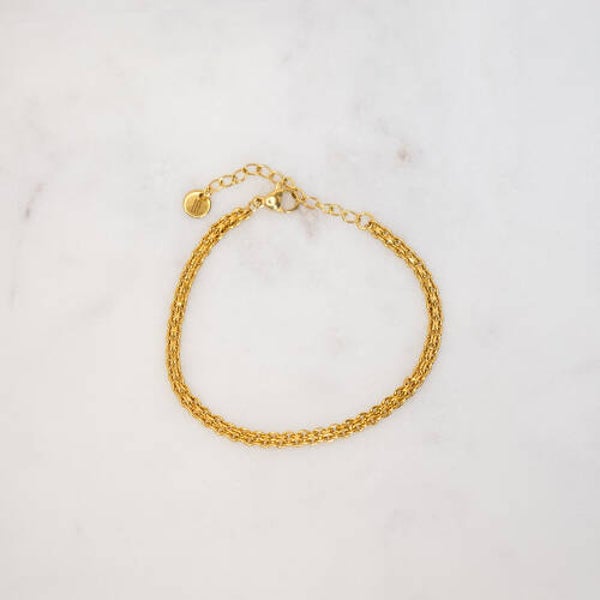B2B DOUBLE CHAIN BRACELET