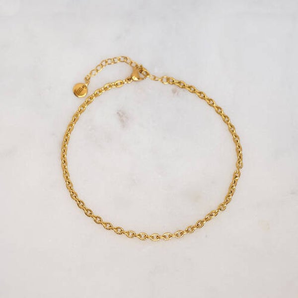 B2B TEXTURED LINK ANKLET