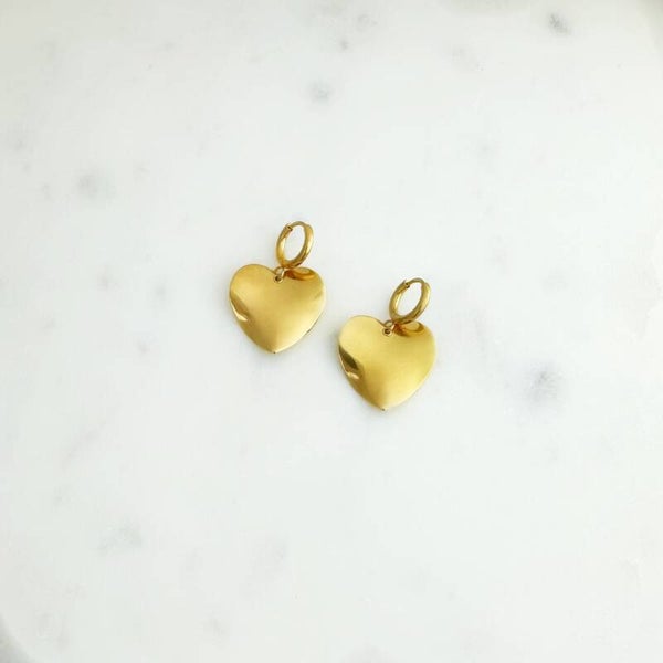 FLAT HEARTS EARRINGS