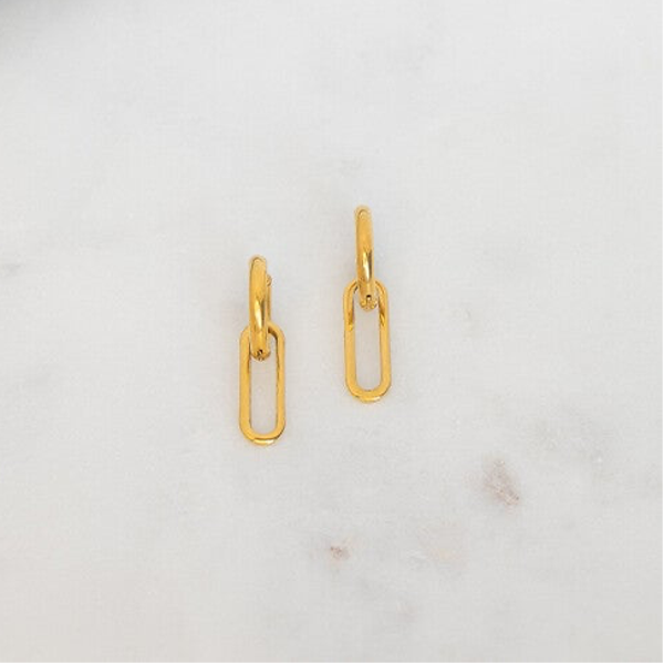 B2B HOOPS OVAL PENDANT