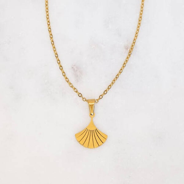 B2B NECKLACE GINKGO LEAF
