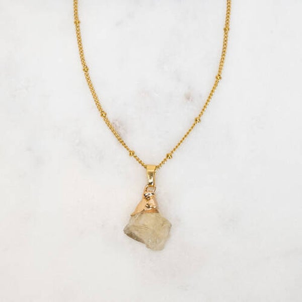 B2B NECKLACE GEMSTONE CITRINE