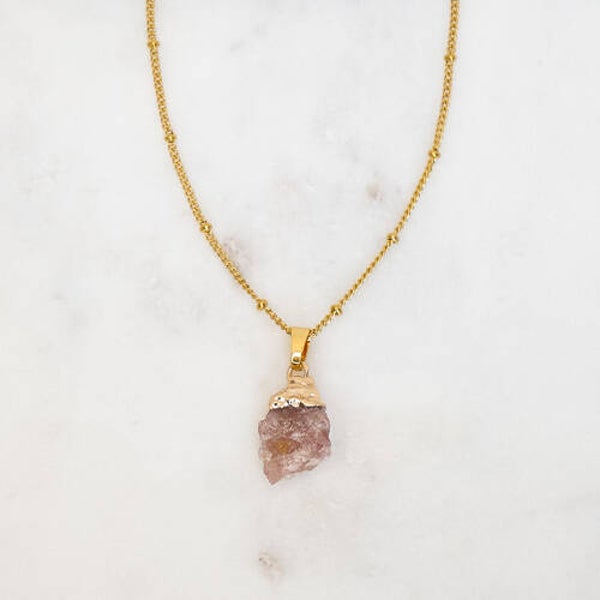 B2B NECKLACE GEMSTONE QUARTZ