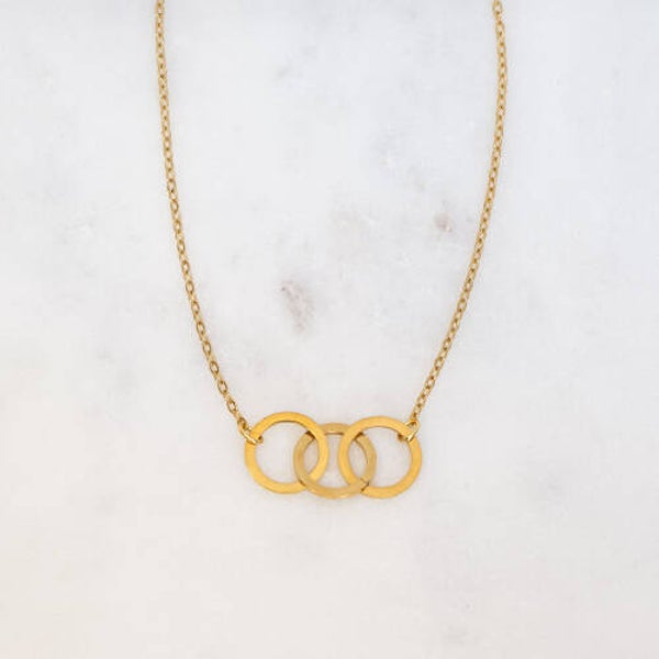 B2B THREE RINGS NECKLACE