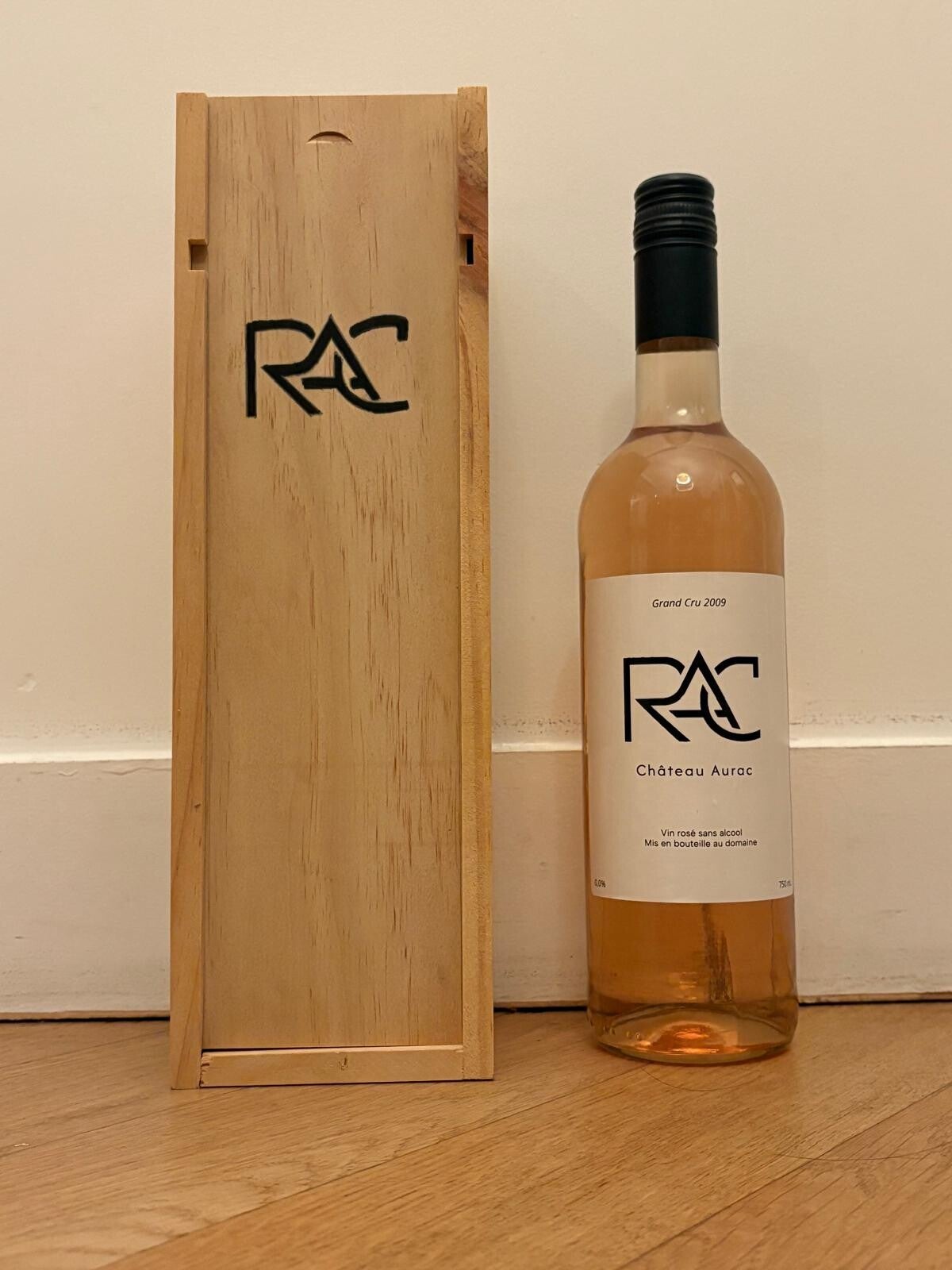 Vin rosé sans Alcool Chateau Aurac