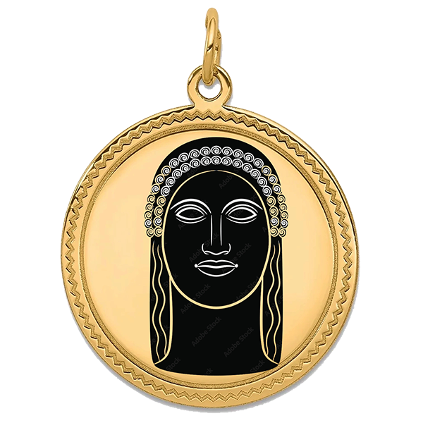 Classic Ancient Gold Pendant XII