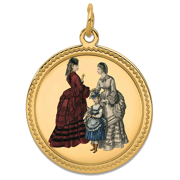 Victorian Gold Pendant I