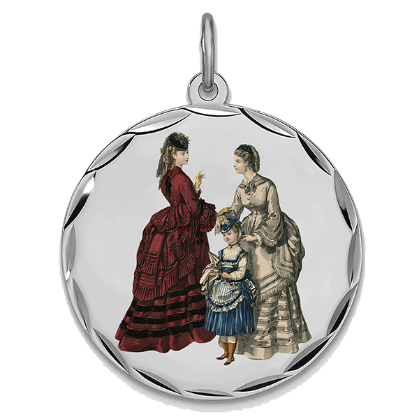 Victorian Silver Pendant I