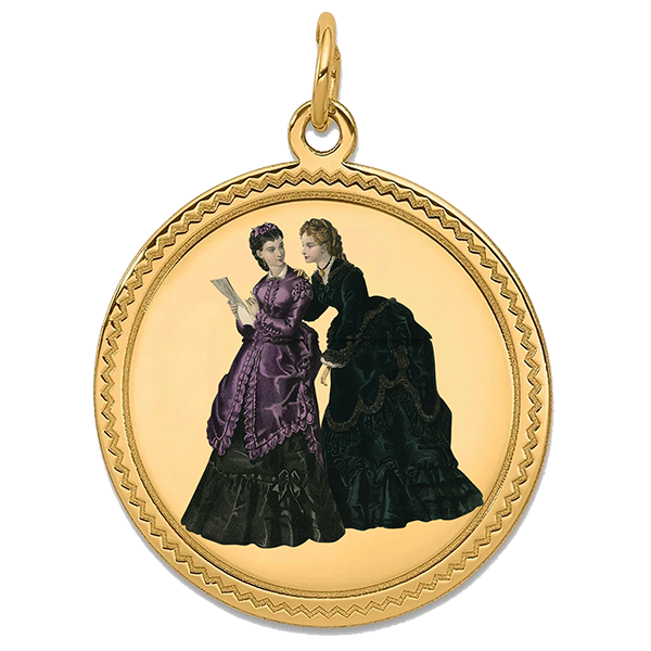 Victorian Gold Pendant II