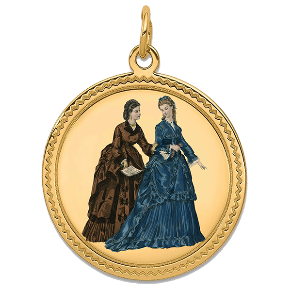 Victorian Gold Pendant III