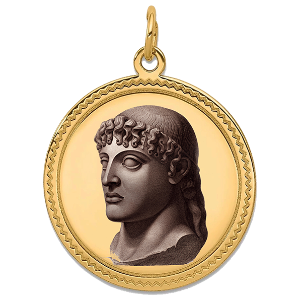 Classic Ancient Gold Pendant III
