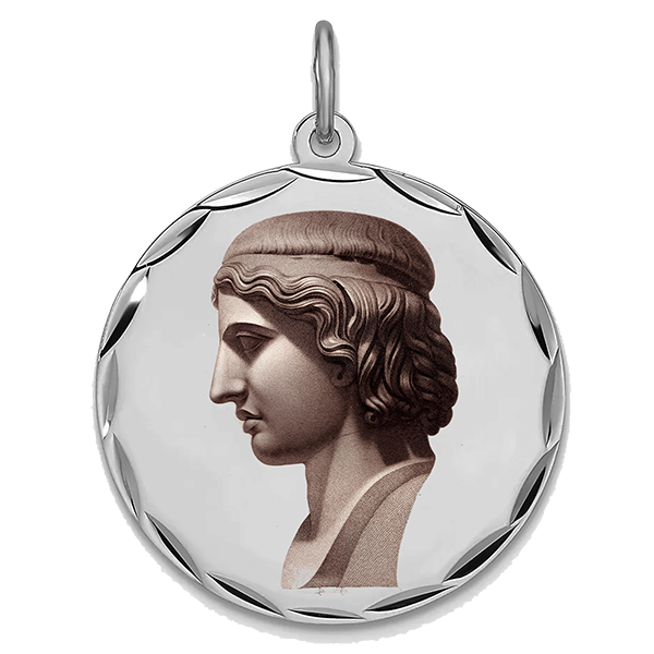 Classic Ancient Silver Pendant V