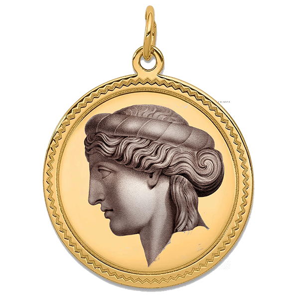 Classic Ancient Gold Pendant VI
