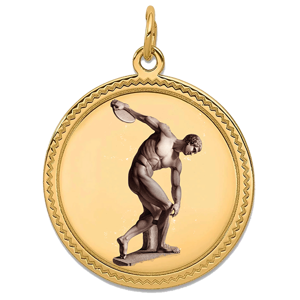 Classic Ancient Gold Pendant VII
