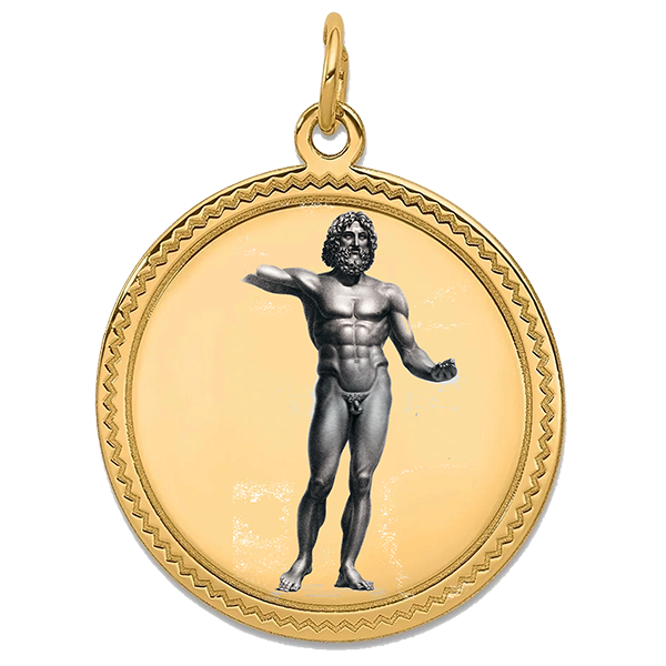 Classic Ancient Gold Pendant XIII