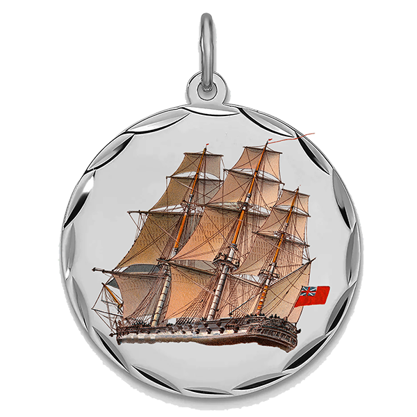 Historic Ships Silver Pendant VI