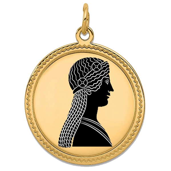 Homeric Gold Pendant VI