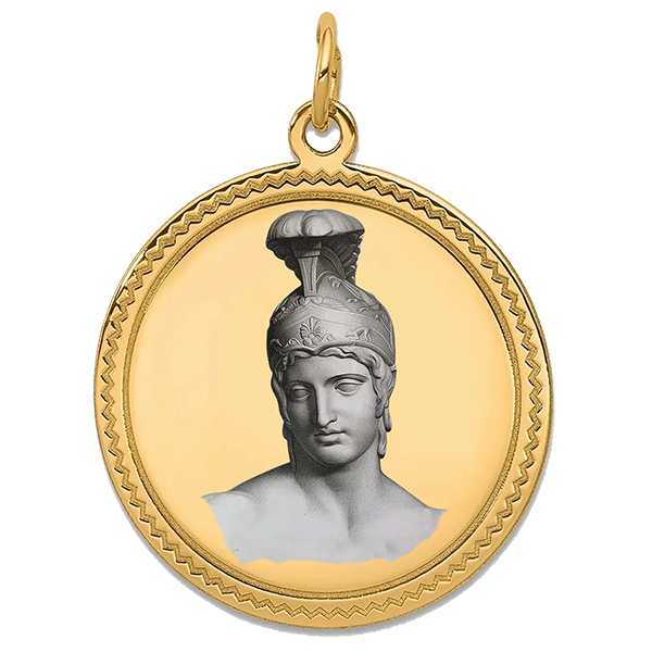 Classic Ancient Gold Pendant IX