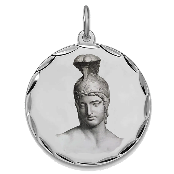 Classic Ancient Silver Pendant IX